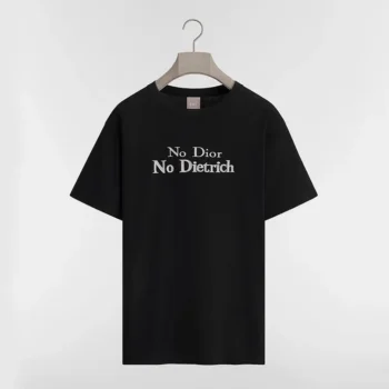Dior Women T-Shirt with Pocket Relaxed Fit Gray Cotton Jersey 683J696F3036