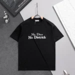Dior Women T-Shirt with Pocket Relaxed Fit Gray Cotton Jersey 683J696F3036