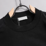Dior Women T-Shirt with Pocket Relaxed Fit Gray Cotton Jersey 683J696F3036