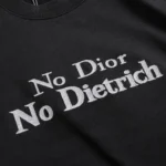 Dior Women T-Shirt with Pocket Relaxed Fit Gray Cotton Jersey 683J696F3036