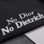 Dior Women T-Shirt with Pocket Relaxed Fit Gray Cotton Jersey 683J696F3036