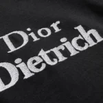 Dior Women T-Shirt with Pocket Relaxed Fit Gray Cotton Jersey 683J696F3036
