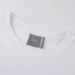Dior Women T-Shirt with Pocket Relaxed Fit White Cotton Jersey 683J696G3036