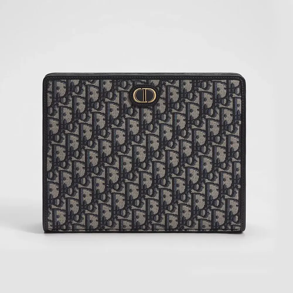 Dior Women 30 Montaigne Dea Pouch Blue Dior Oblique Jacquard S2107UTZQ (1) Dior Women 30 Montaigne Dea Pouch Blue Dior Oblique Jacquard S2107UTZQ
