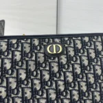 Dior Women 30 Montaigne Dea Pouch Blue Dior Oblique Jacquard S2107UTZQ