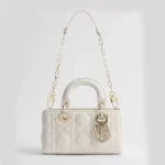Lady D-Joy Micro Bag Latte Cannage Lambskin