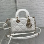 Dior Women Lady D-Joy Micro Bag Latte Cannage Lambskin S0910ONGE