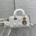 Dior Women Lady D-Joy Micro Bag Latte Cannage Lambskin S0910ONGE