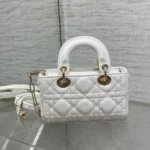 Dior Women Lady D-Joy Micro Bag Latte Cannage Lambskin S0910ONGE