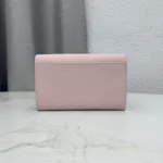 Dior Women Médaillon Envelope Pouch with Strap Rose Tendre and Gris Pietro Grained Calfskin