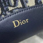 Dior Women Medium Dior Médaillon Bucket Bag Blue Dior Oblique Jacquard M1532QTZQ