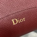 Dior Women Medium Dior Médaillon Bucket Bag Garance Red Grained Calfskin M1532QUQW