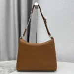 Dior Women Medium Diorly Bag Marron Bobby Flat Macrocannage Grained Calfskin M1412OUVK
