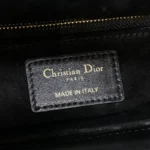 Dior Women Lady Dior Dioramour Bag Black Cannage Lambskin with Star Motif