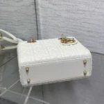 Dior Women Lady Dior Dioramour Bag Latte Cannage Lambskin with Star Motif