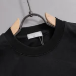 Dior Women Reverse T-Shirt Relaxed Fit Black Cotton Jersey 683J668B3036