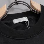 Dior Women Reverse T-Shirt Relaxed Fit Black Cotton Jersey 683J668B3036