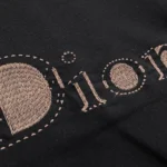 Dior Women Reverse T-Shirt Relaxed Fit Black Cotton Jersey 683J668B3036 - Image 10