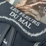 Dior Women Saddle Bag with Strap Blue and White Book Cover Embroidery M0469VEHQ