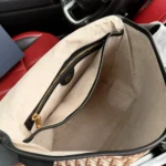 Dior Men Small Dior Jett Messenger Bag with Flap Brown Dior Oblique Jacquard