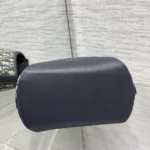 Dior Women Small Dior Médaillon Bucket Bag Blue Dior Oblique Jacquard M1531QTZQ