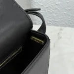 Dior Women Small Dior Médaillon Flap Bag Black Grained Calfskin M3919QDWP