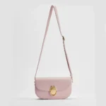 Dior Women Small Dior Médaillon Flap Bag Rose Tendre Grained Calfskin M3919QDWP