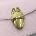 Dior Women Small Dior Médaillon Flap Bag Rose Tendre Grained Calfskin M3919QDWP