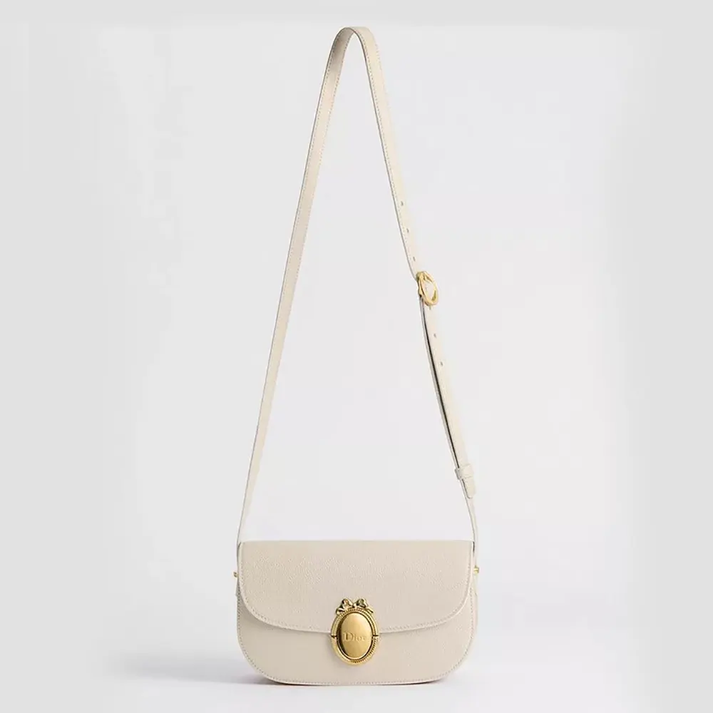 Dior Women Small Dior Médaillon Flap Bag Trench Grained Calfskin M3919QDWP (1) Dior Women Small Dior Médaillon Flap Bag Trench Grained Calfskin M3919QDWP