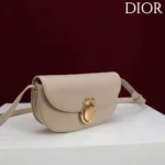 Dior Women Small Dior Médaillon Flap Bag Trench Grained Calfskin M3919QDWP