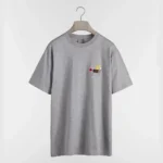 Dior Women T-Shirt with Horse Embroidery Relaxed Fit Gray Cotton Jersey 683J624A0677