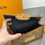 Louis Vuitton Women Dauphine Chain Wallet M68746