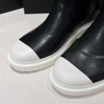 Chanel Women CC Monogram Bicolor Rain Boots-Black/White