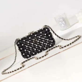 Chanel Women Evening Bag Gold-Tone Metal