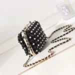 Chanel Women Evening Bag Gold-Tone Metal