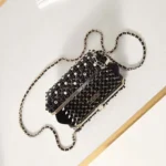 Chanel Women Evening Bag Gold-Tone Metal