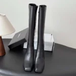 Chanel Women High Boots Calfskin-Black G47497