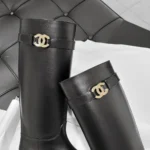 Chanel Women High Boots Calfskin-Black G47506B25777