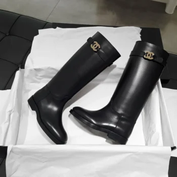 Chanel Women High Boots Calfskin-Black G47506B25777