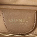 Chanel Women Large Bowling Bag Calfskin Gold Tone Metal AS6211