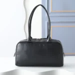 Chanel Women Large Bowling Bag Calfskin Gold Tone Metal AS6211
