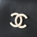 Chanel Women Large Bowling Bag Calfskin Gold Tone Metal AS6211
