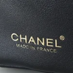 Chanel Women Large Bowling Bag Calfskin Gold Tone Metal AS6211