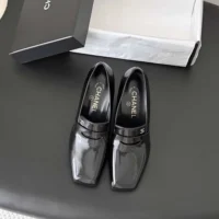 Chanel Women Moccasins Shiny Calfskin-Black G47492