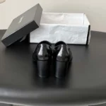Chanel Women Moccasins Shiny Calfskin-Black G47492