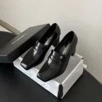 Chanel Women Moccasins Shiny Calfskin-Black G47492