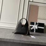 Chanel Women Shopping Bag Calfskin & Gold-Tone Metal-Black AS6390