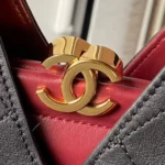 Chanel Women Shopping Bag Calfskin & Gold-Tone Metal-Black AS6390