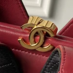 Chanel Women Shopping Bag Calfskin & Gold-Tone Metal-Black AS6390