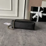 Chanel Women Shopping Bag Calfskin & Gold-Tone Metal-Black AS6390
